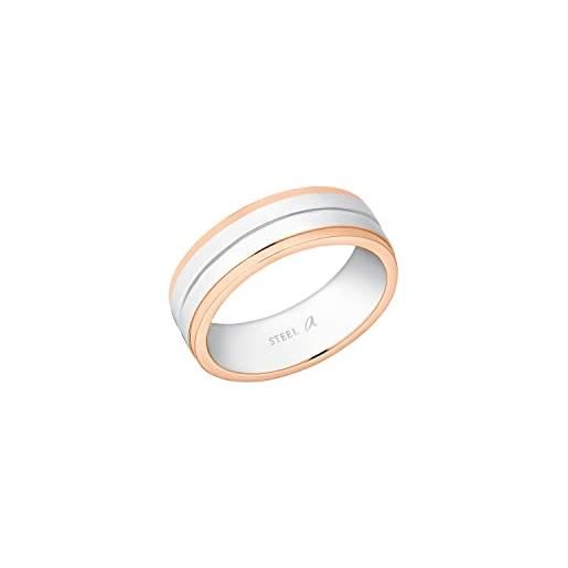 Amor anello in acciaio inossidabile, unisex, signore e signori, bicolore, in confezione regalo, 9149308