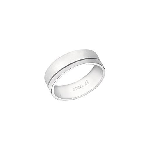 Amor anello in acciaio inossidabile, unisex, signore e signori, argento, in confezione regalo, 9839018