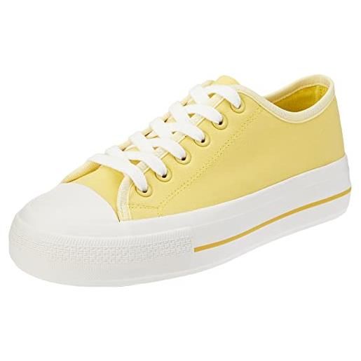 GUESS emma, sneaker donna, giallo (yellow), 39 eu