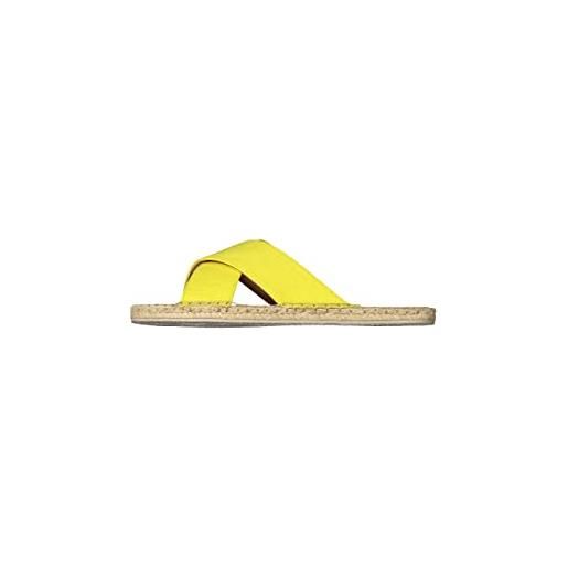 Paez sandal crossed, espadrillas donna, giallo, 42 eu