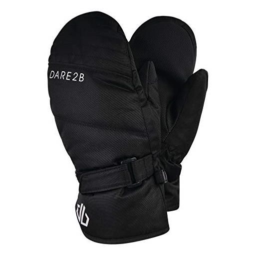 Regatta dare 2b fulgent waterproof & breathable thinsulate lined and insulated ski & snowboard glove with gripped palm, guanti ragazzi, nero, 8-10