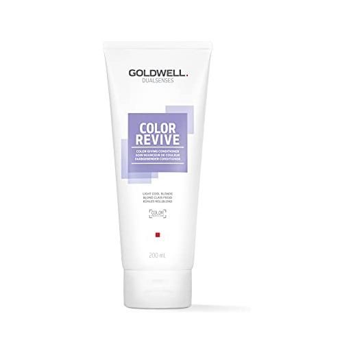 Goldwell dualsenses color revive, balsamo per tutti i tipi di capelli biondi brillanti, 200ml