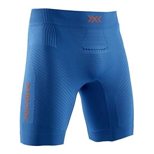 X-Bionic invent 4.0 - pantaloncini running uomo - intimo tecnico sportivo - abbigliamento ciclismo e palestra - boxer traspiranti - per running e sport invernali, blu, xxl