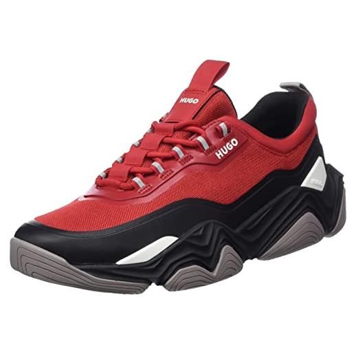 HUGO quake_runn_memx, scarpe da ginnastica uomo, medium red610, 40 eu