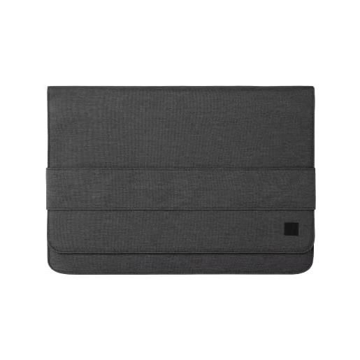 Urban Armor Gear u by uag [u] mouve sleeve - borsa per laptop/tablet fino 13.3 [borsa per laptop con chiusura magnetica, tasca interna con zip, fodera morbida in microsuede] - grigio scuro