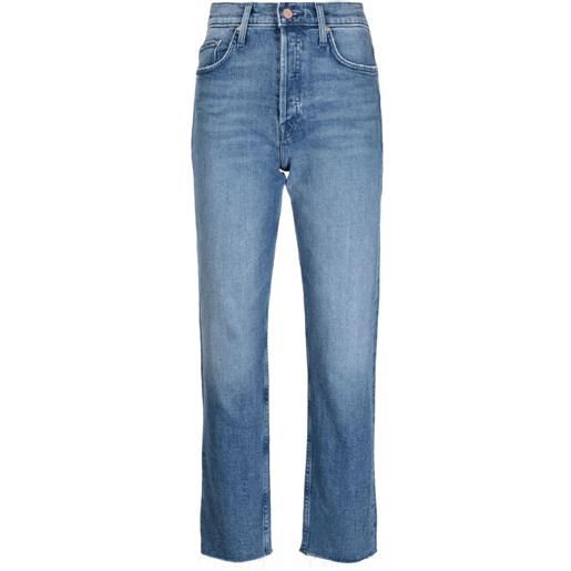MOTHER jeans crop tomcat - blu