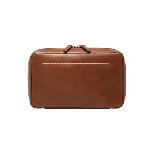 Fossil camden, organizer tecnico uomo, marrone, 21.6 5.1 w x 12.7 cm h