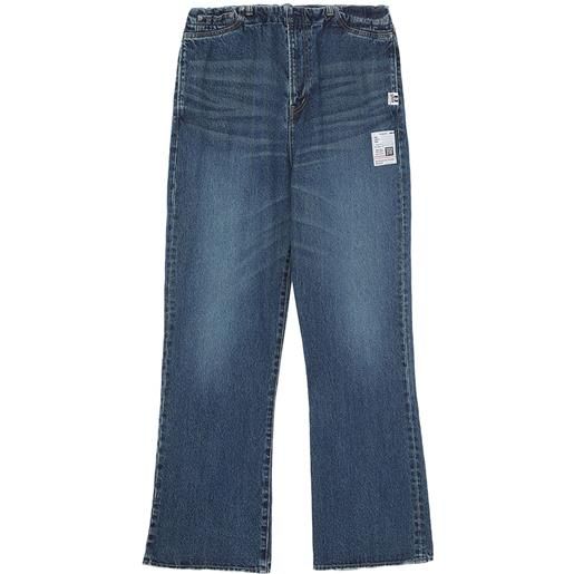 Maison Mihara Yasuhiro jeans taglio comodo con applicazione - blu