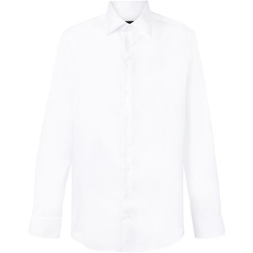 Giorgio Armani camicia con colletto alla francese - bianco