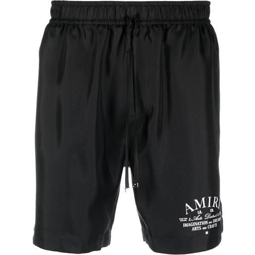 AMIRI shorts con stampa - nero