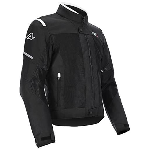 Acerbis giacca ce on road ruby nero/bianco l