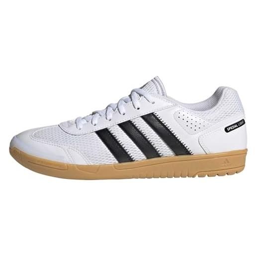 adidas spezial light, shoes-low (non football) unisex-adulto, ftwr white/core black/core black, 38 2/3 eu