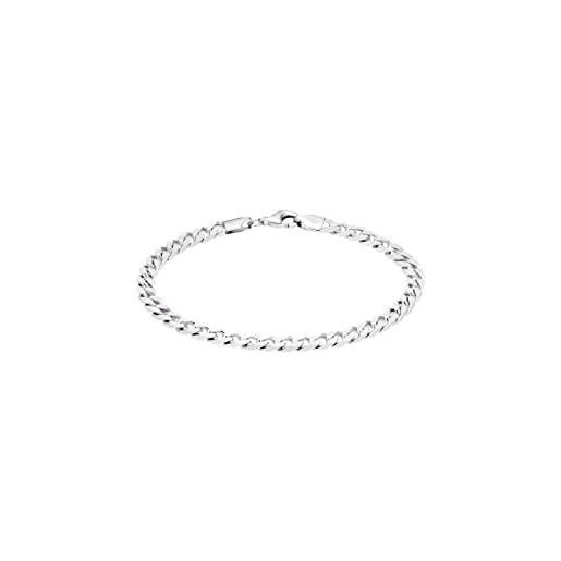 Amor bracciale in argento 925 unisex ladies gents arm jewellery, 19 cm, argento, viene fornito in una scatola regalo per gioielli, 9419630