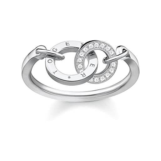 Thomas sabo anello da donna memoir - tr2141-051-14, argento sterling, zirconia cubica