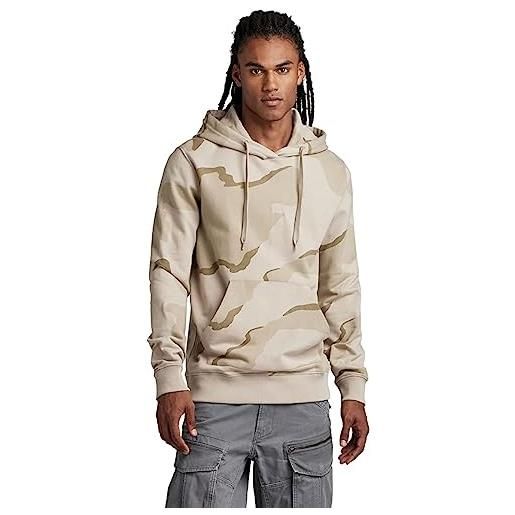 G-STAR RAW men's desert camo hoodie, multicolore (dk brick desert camo d22755-d325-d935), xl