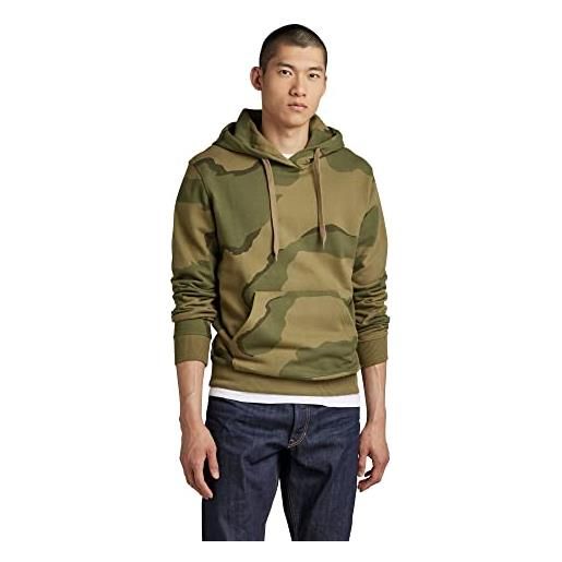 G-STAR RAW men's desert camo hoodie, multicolore (smoke olive desert camo d22755-d325-d936), m