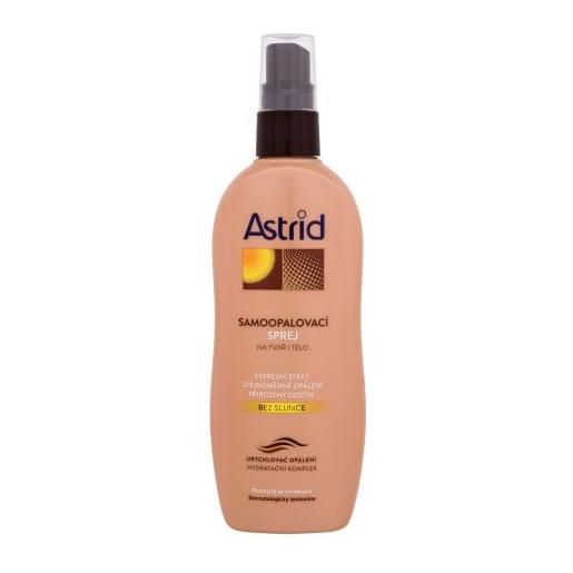 Astrid self tan spray spray autoabbronzante per corpo e viso 150 ml unisex