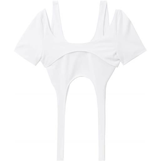 HELIOT EMIL top arid harness - bianco