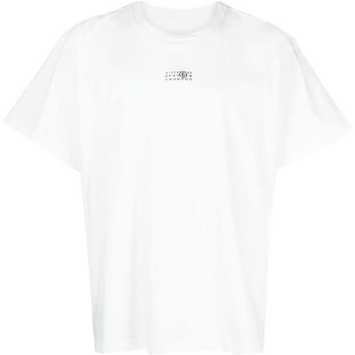 MM6 Maison Margiela t-shirt con applicazione - bianco