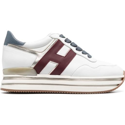 Hogan sneakers midi platform - bianco