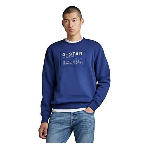 G-STAR RAW men's originals sweater, blu (ballpen blue d22750-a971-1822), l