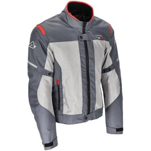 ACERBIS - giacca on road ruby grigio / rosso