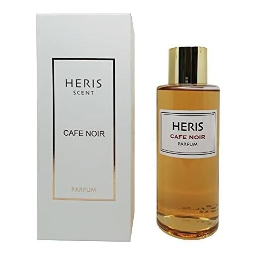 Heris scent cafe noir parfum profumo unisex edp eau de parfum 250ml nuovo