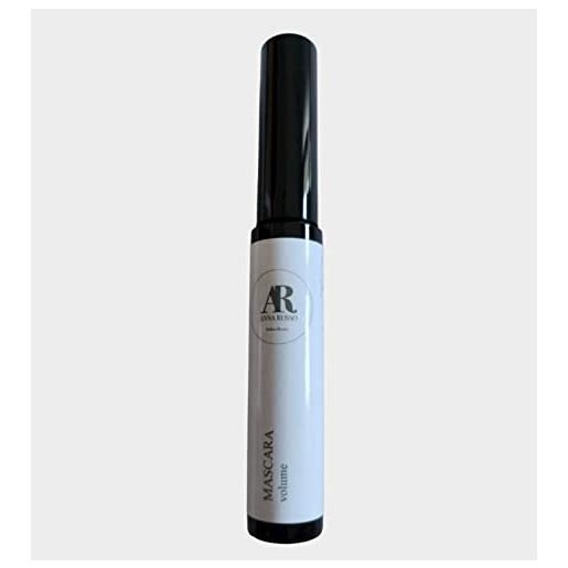 AR ANNA RUSSO mascara super volumizzante, allungante e incurvante a lunga durata, dona ciglia folte e rigenerate, nero, 10 ml