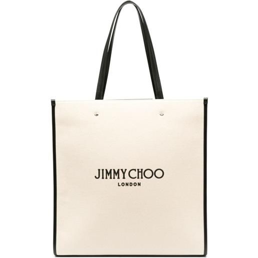Jimmy Choo borsa tote avenue - toni neutri