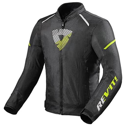 Revit sprint h20 giacca tessile moto nero/neon/giallo s