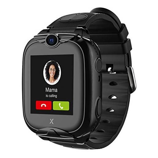 XPLORA xgo 2 - orologio mobile per bambini (4g) - chiamate, messaggi, modalità scuola, gps, funzione sos, fotocamera, torcia e contapassi - inclusi 2 anni di garanzia (nero)