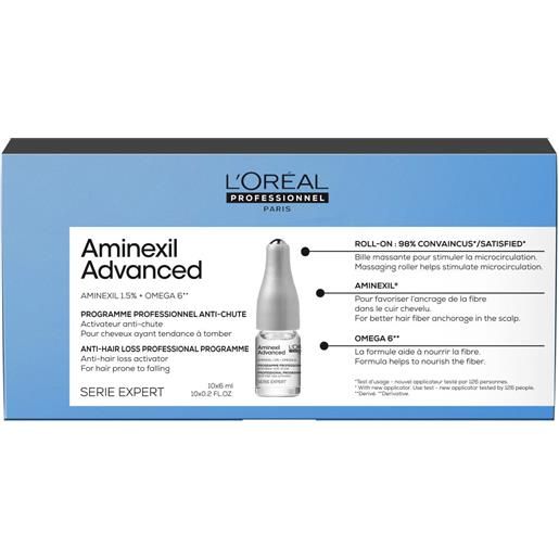 L'Oréal Professionnel aminexil advanced fiale 10x6ml trattamento anticaduta capelli