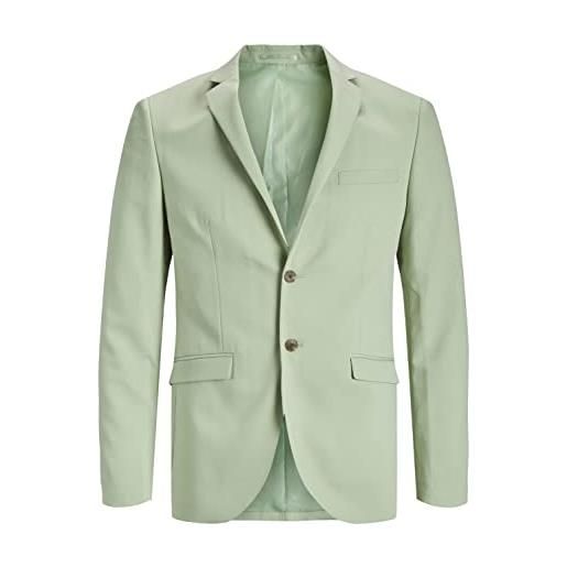 JACK & JONES b0b6bpztn1- JACK & JONES jprsolaris blazer noos giacca uomo, celadon green/fit: super slim fit, 48