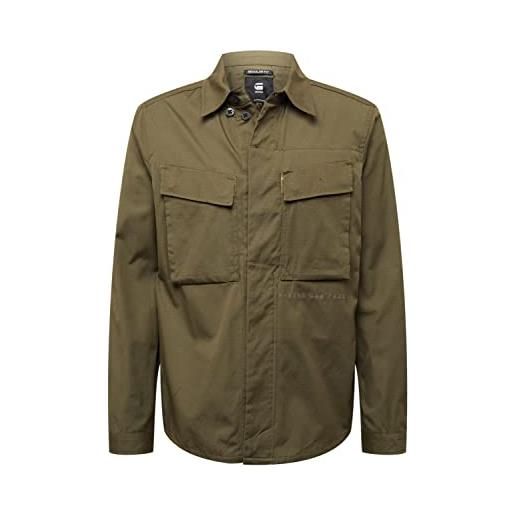 G-STAR RAW men's mysterious regular shirt, marrone (fennel seed d21076-9706-c961), s
