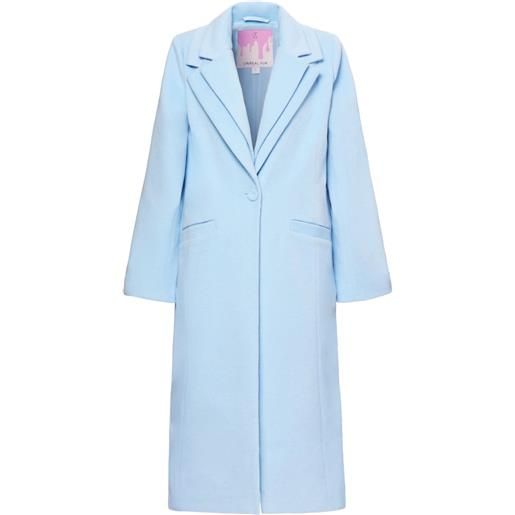 Unreal Fur cappotto monopetto sardinia - blu