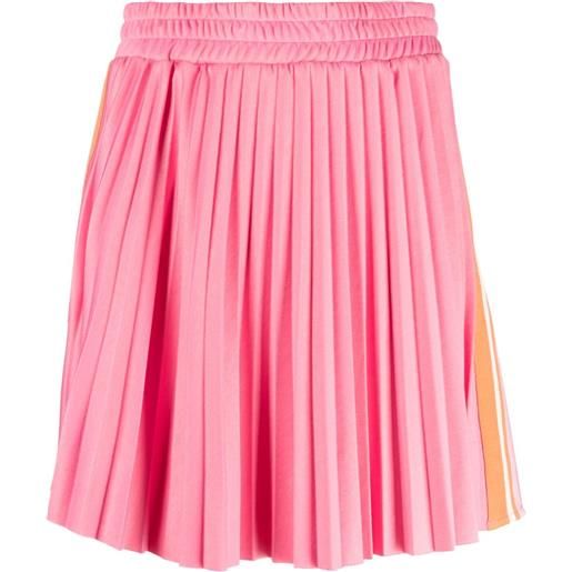 MSGM minigonna a righe - rosa