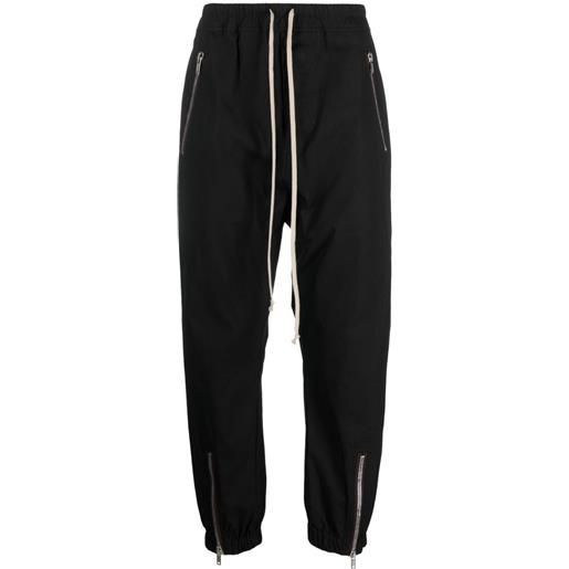 Rick Owens joggers con coulisse - nero