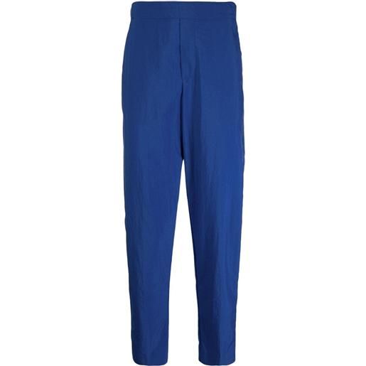Maison Kitsuné pantaloni dritti - blu