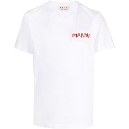Marni t-shirt con applicazione - bianco