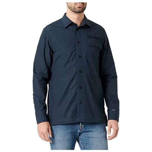 G-STAR RAW men's pen pocket regular shirt, multicolore (dk vulcan phill check d20545-c857-c978), s