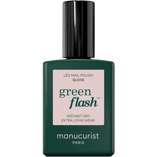 Manucurist green flash - smalto semipermanente 15ml smalto effetto gel gloss