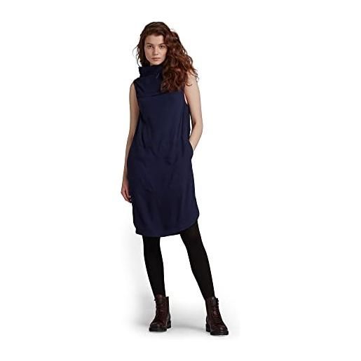 G-STAR RAW women's millery mock dress, blu (rinsed d20650-c907-082), s