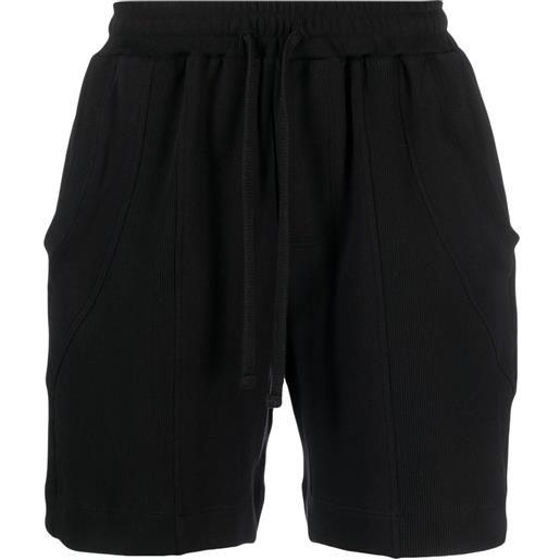 STYLAND shorts con coulisse - nero