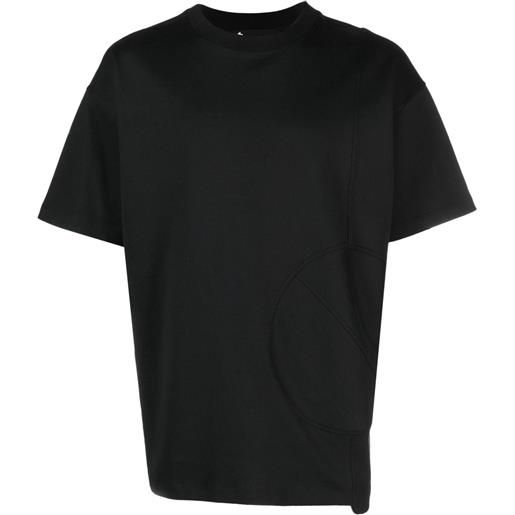 STYLAND t-shirt con ricamo - nero