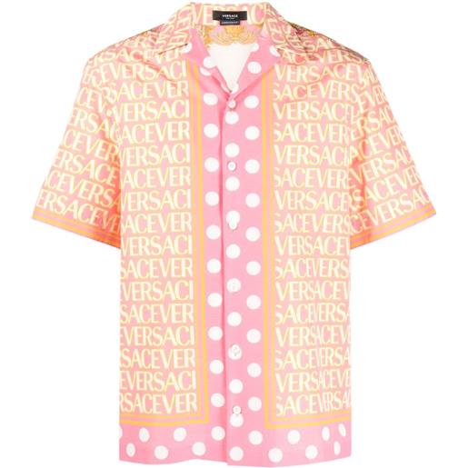 Versace camicia Versace con stampa all-over - rosa