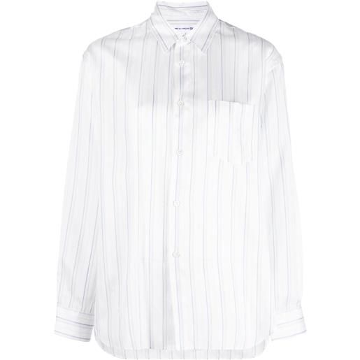 Comme Des Garçons Shirt camicia a righe - bianco