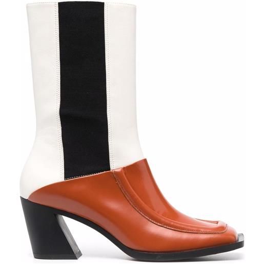 CamperLab stivali con design color-block karole - bianco