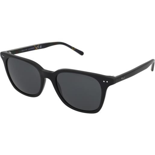 Polo Ralph Lauren ph4187 500187 | occhiali da sole graduati o non graduati | prova online | unisex | plastica | quadrati | nero | adrialenti
