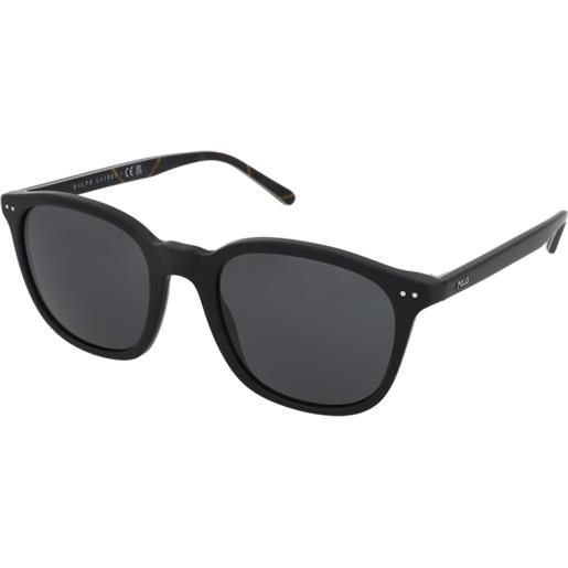 Polo Ralph Lauren ph4188 500187 | occhiali da sole graduati o non graduati | prova online | unisex | plastica | quadrati | nero | adrialenti