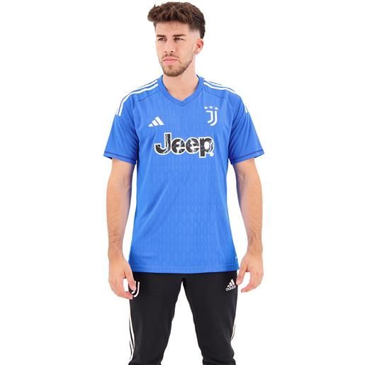 Adidas juventus 23/24 condivo short sleeve t-shirt goalkeeper blu s